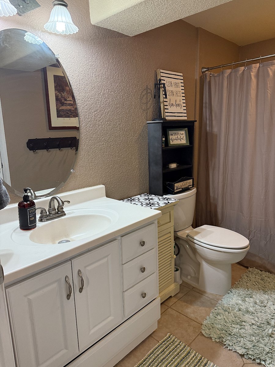Large bathroom also attached to the main space and the master-bedroom.