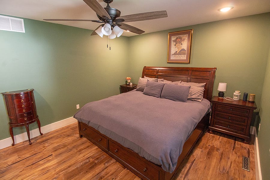 A nice big king sized bed wont cramp your style