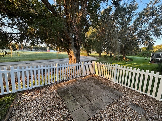 View from back sitting area.