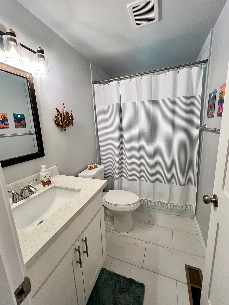 Hallway bathroom