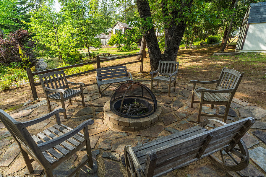 There's a firepit available for your use