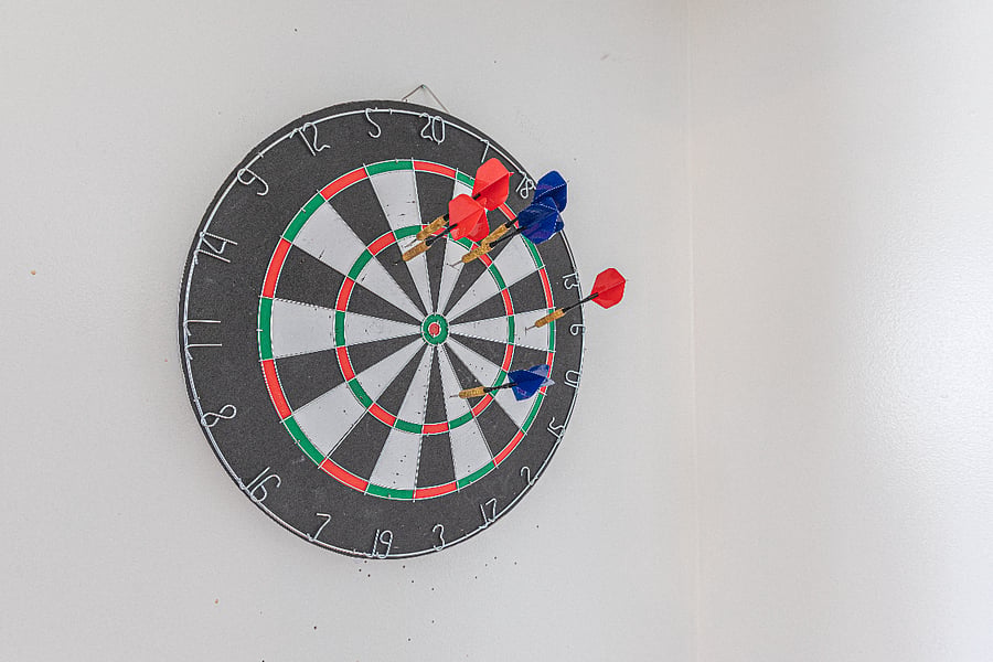 ideal for game nights- DARTS!