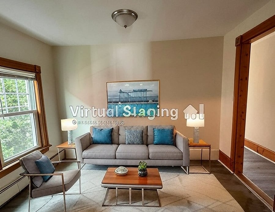 L2: Living Room Digitally Staged
