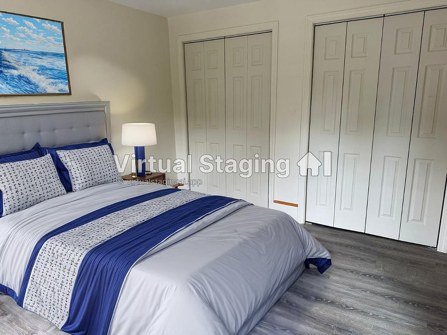 L2: Bedroom 1 digitally Staged
