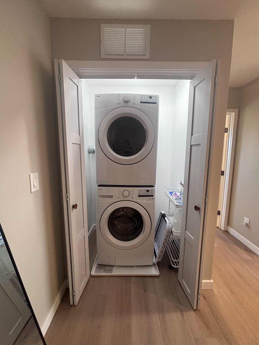Washer and dryer