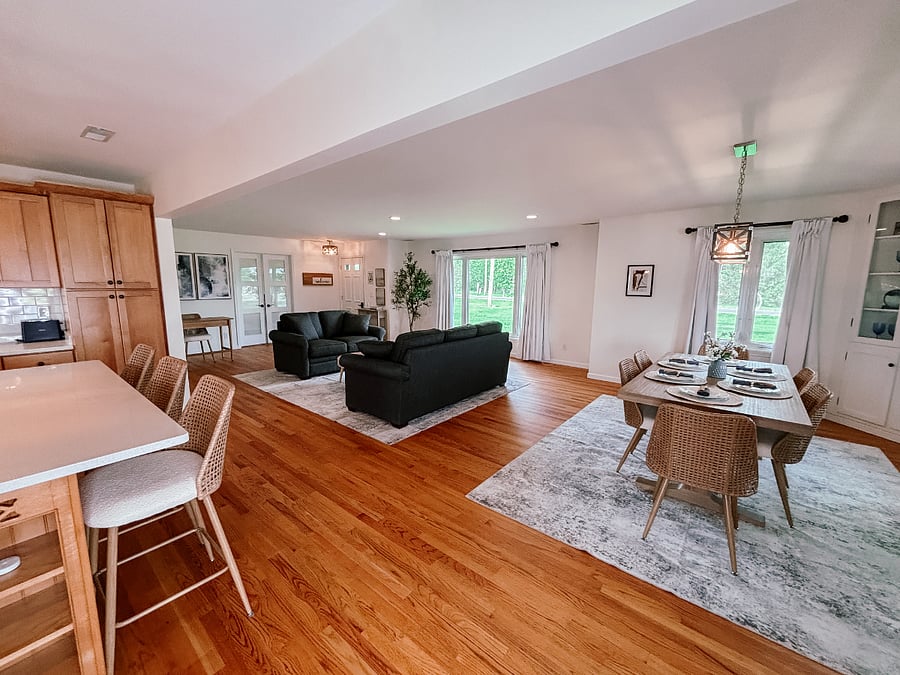 Open Concept Kitchen - Living - Dining
