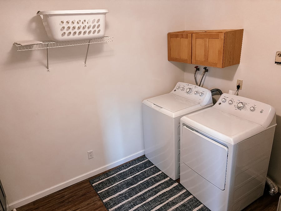 Laundry Room with Washer + Dryer