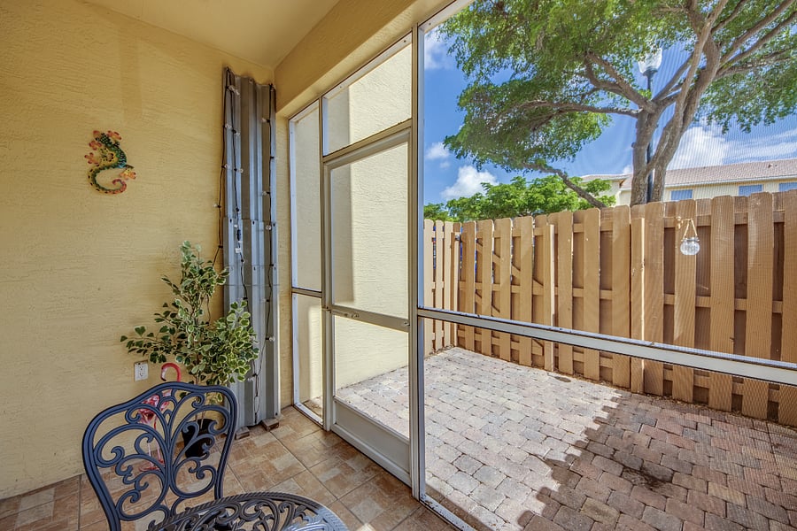 View of Patio from Lanai