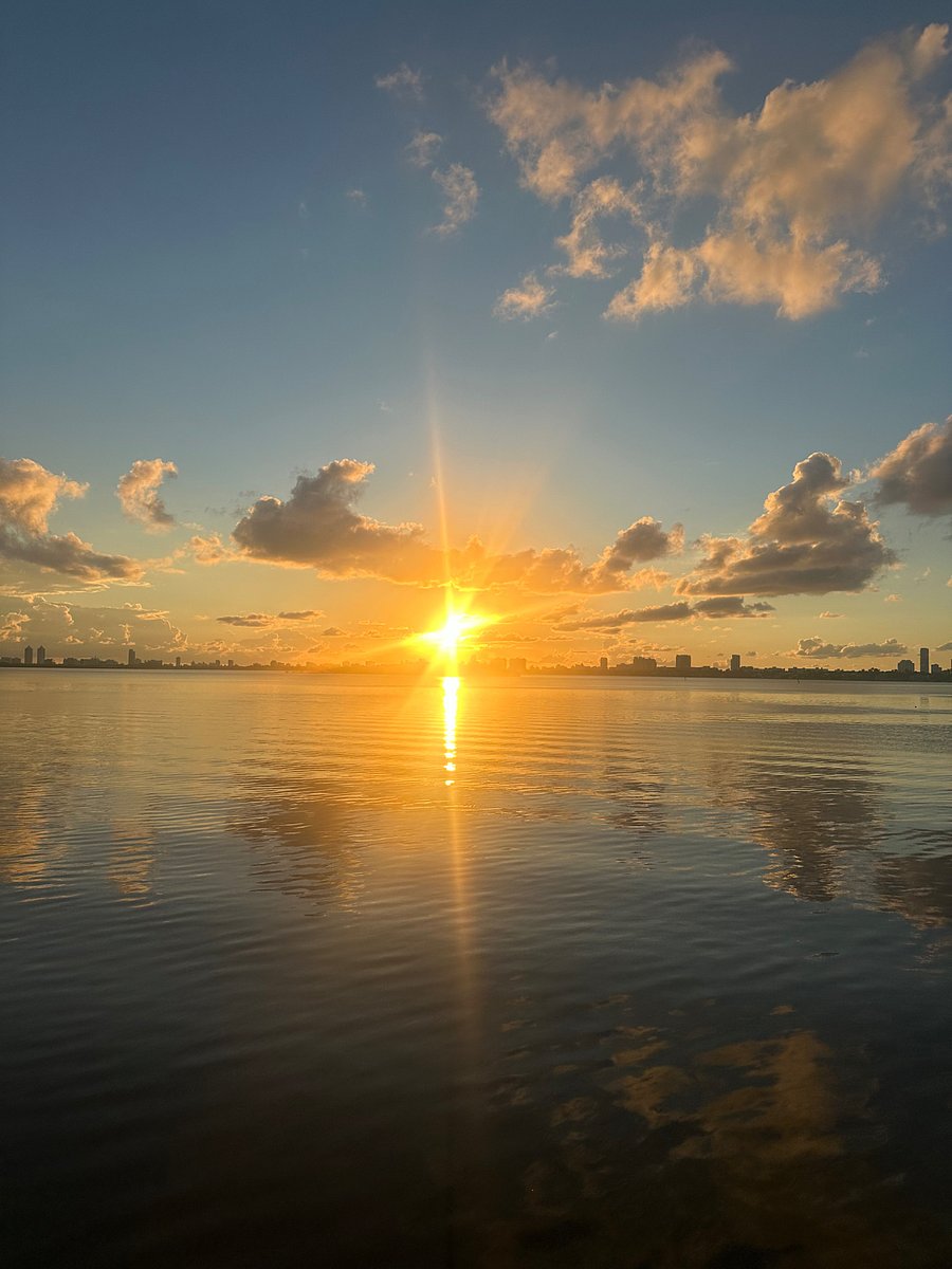 You can also see the sunset into the ocean