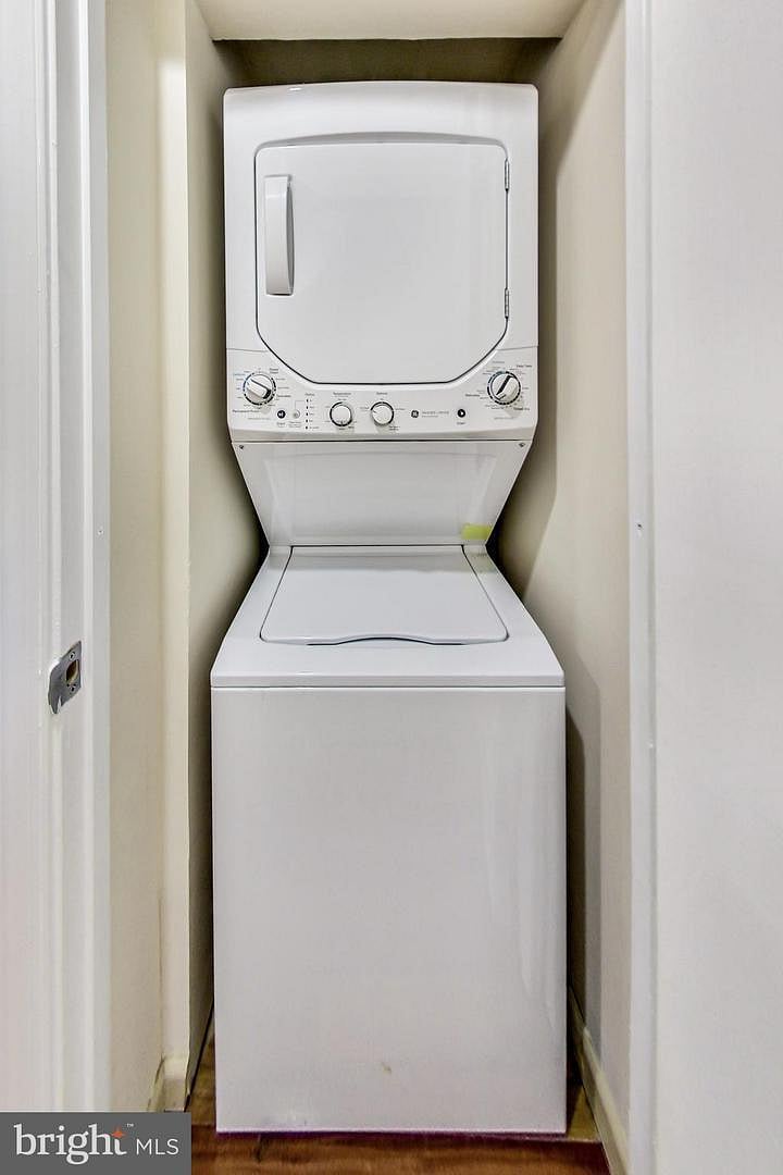 Inside unit washer and dryer