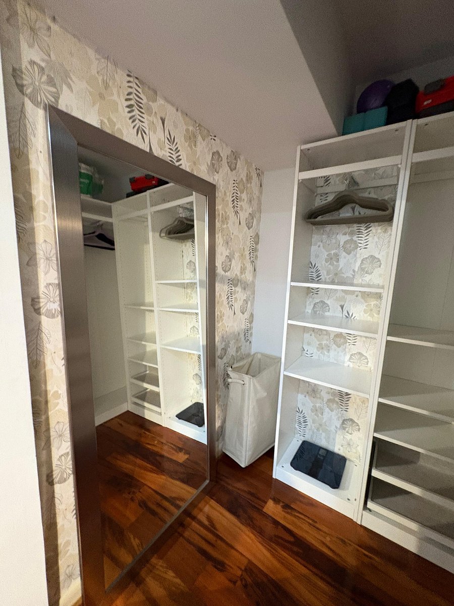 Master walk-in closet