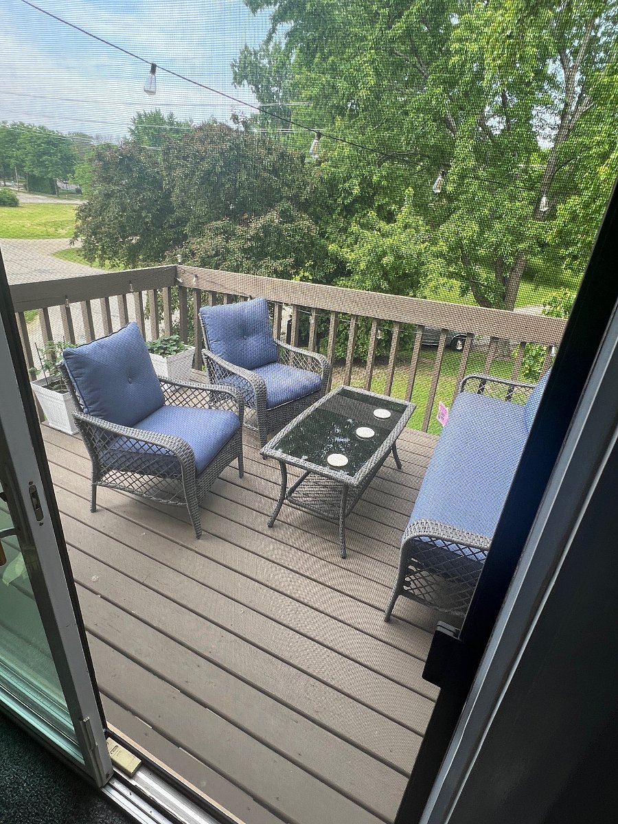 South facing porch