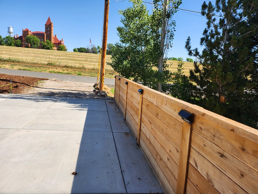private lighted driveway