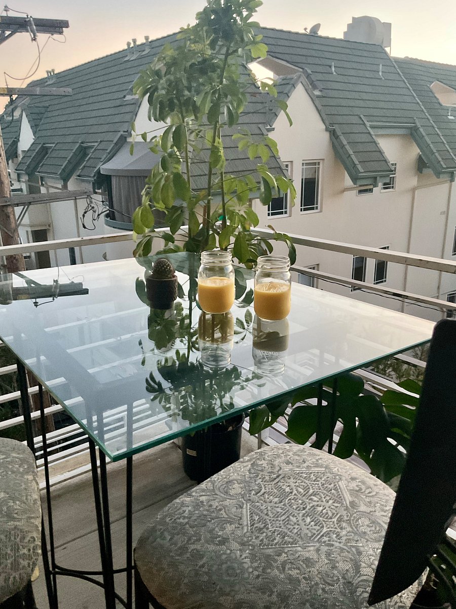 Balcony where you can relax have a coffee