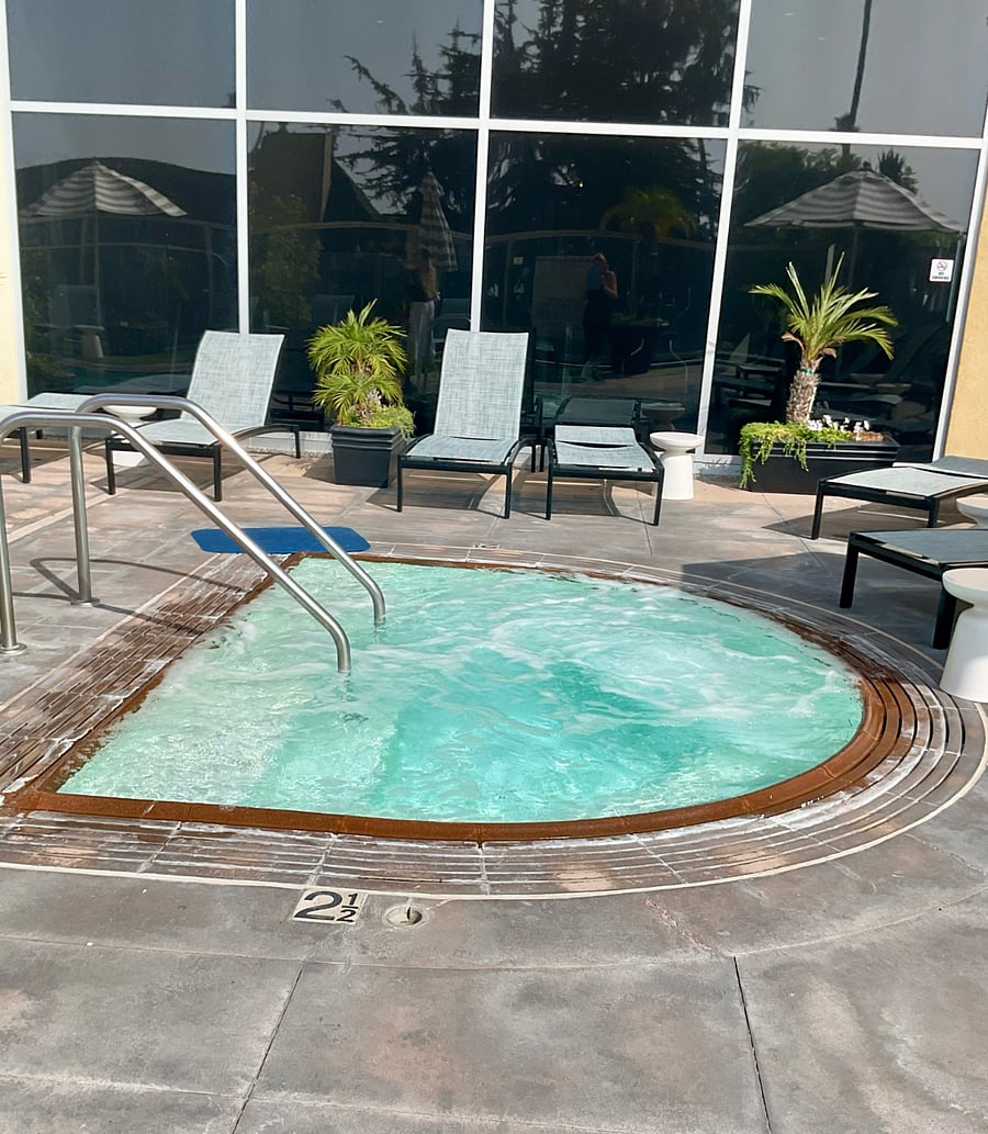 Hot Tub to unwind after a long da