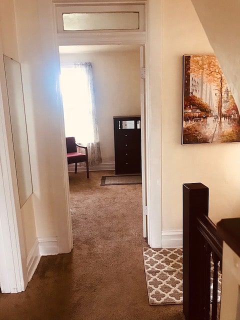 Hallway looking to dressing room