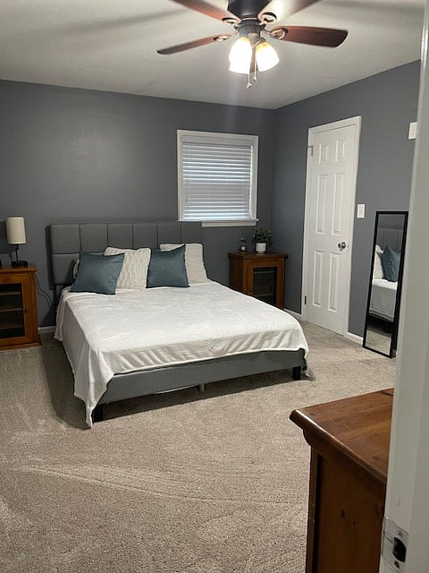 Master Bedroom with walk in closet.