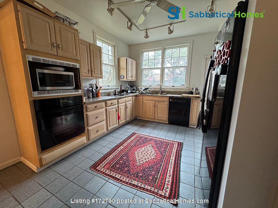 shared Kitchen that leads to backyard from the first floor.