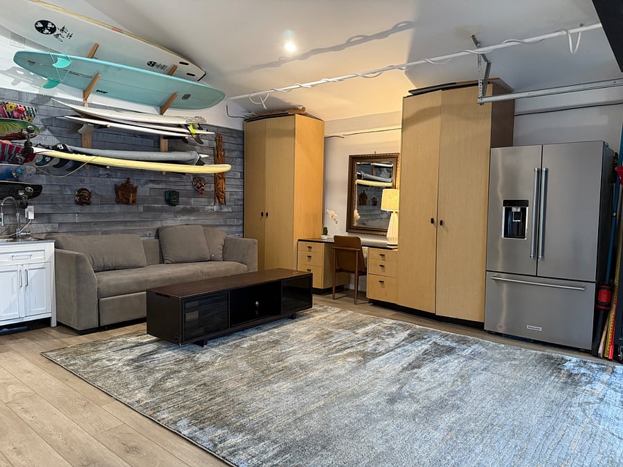 Workout / entertainment room