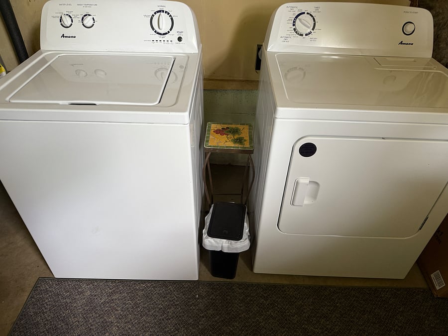 On-site Washer & Dryer purchased new in 2024