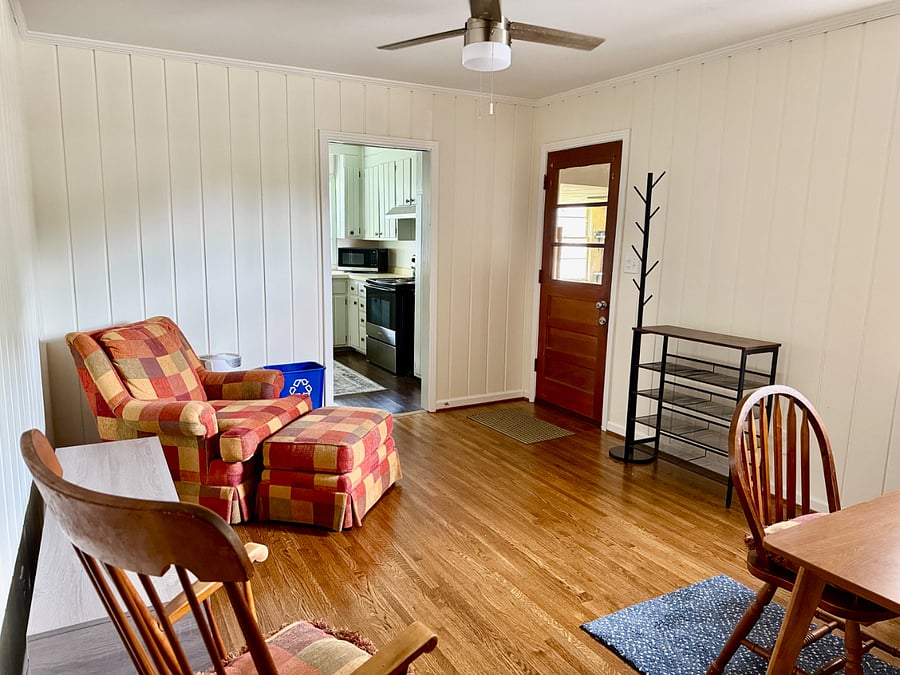 Bonus Room: Currently furnished as a combo mud room, office and reading space - ideal for work, quiet time, gaming, or additional storage. Owner is flexible with the configuration and furniture to meet your needs.