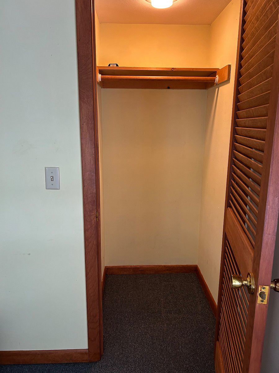 Upstairs bedroom closet