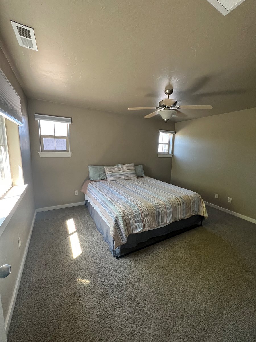 Master bedroom, with king bed