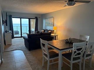 Dining and living room