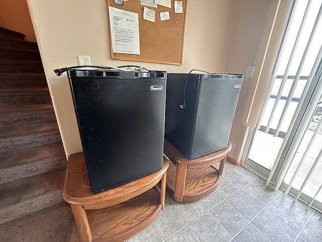 Additional fridge units: this is unique to each tennant for more food preparation needs. these can be adjusted/relocated to the location of the tennant.