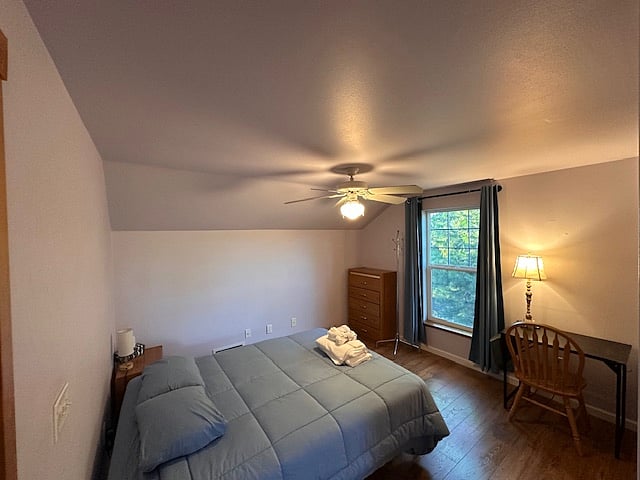 Bedroom 1: Another view showing dedicated work station.