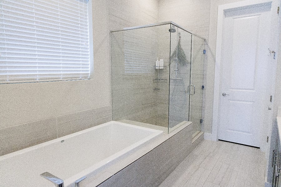 Master Bathroom with Soaking Tub