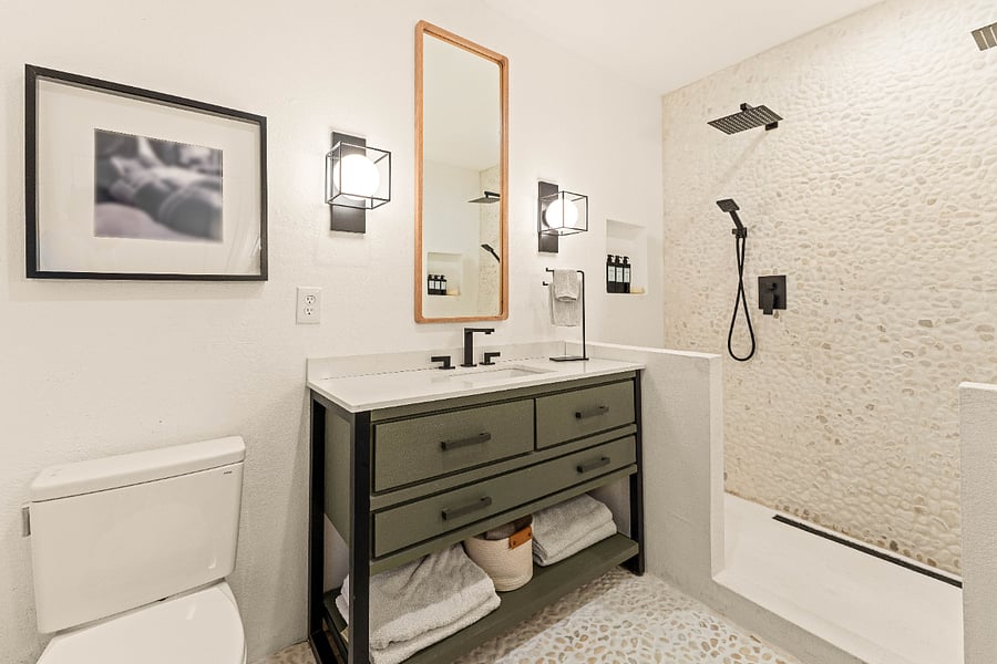 Primary bathroom vanity #1