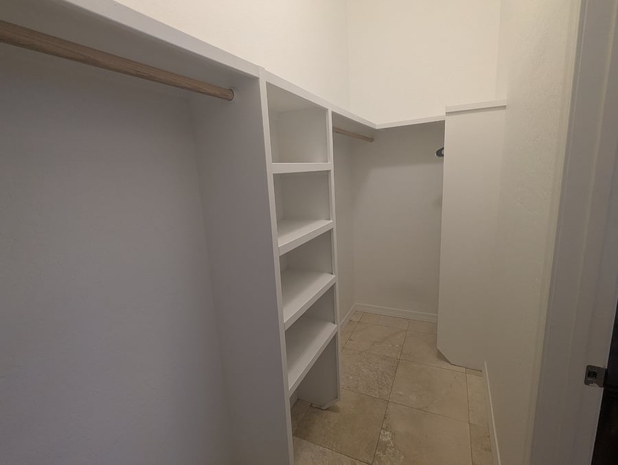 Large walk-in closet