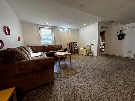 spacious living room