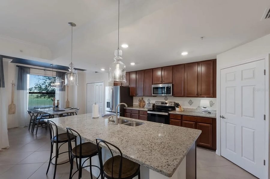 2 very nice size pantries off the kitchen as well. Overlooks the golf course.