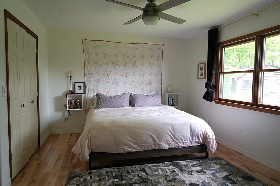 Bedroom #3 with King Bed and en-suite bathroom.