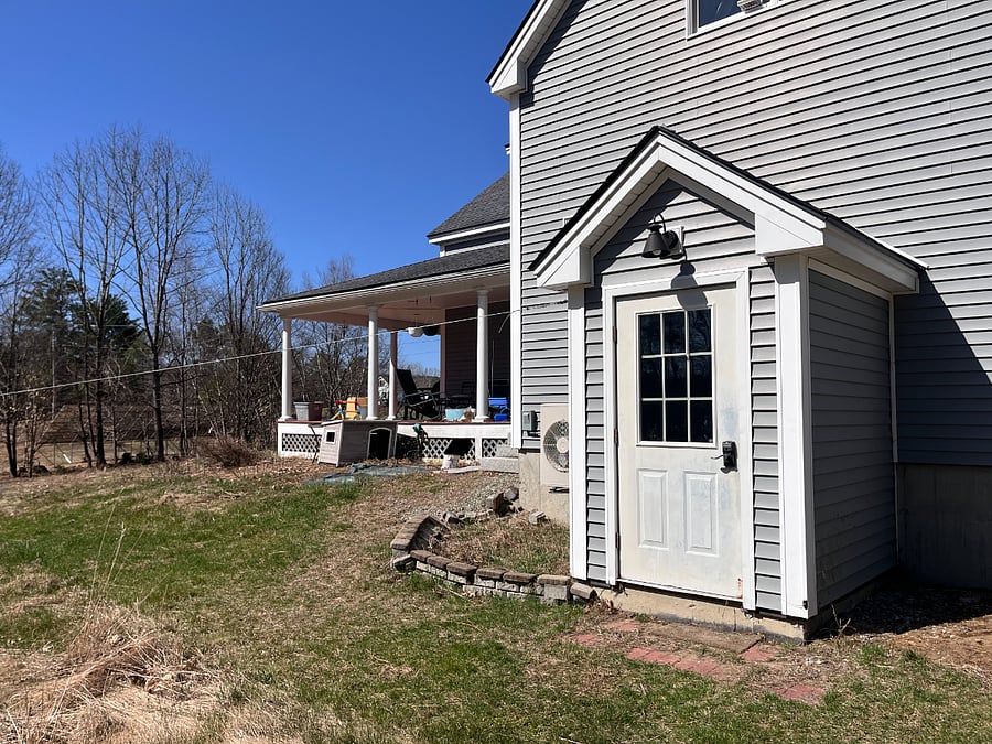 there is some seating on front wrap-around porch. Can use, just ask you mind privacy of windows into the home when there (I live in the upstairs home area)