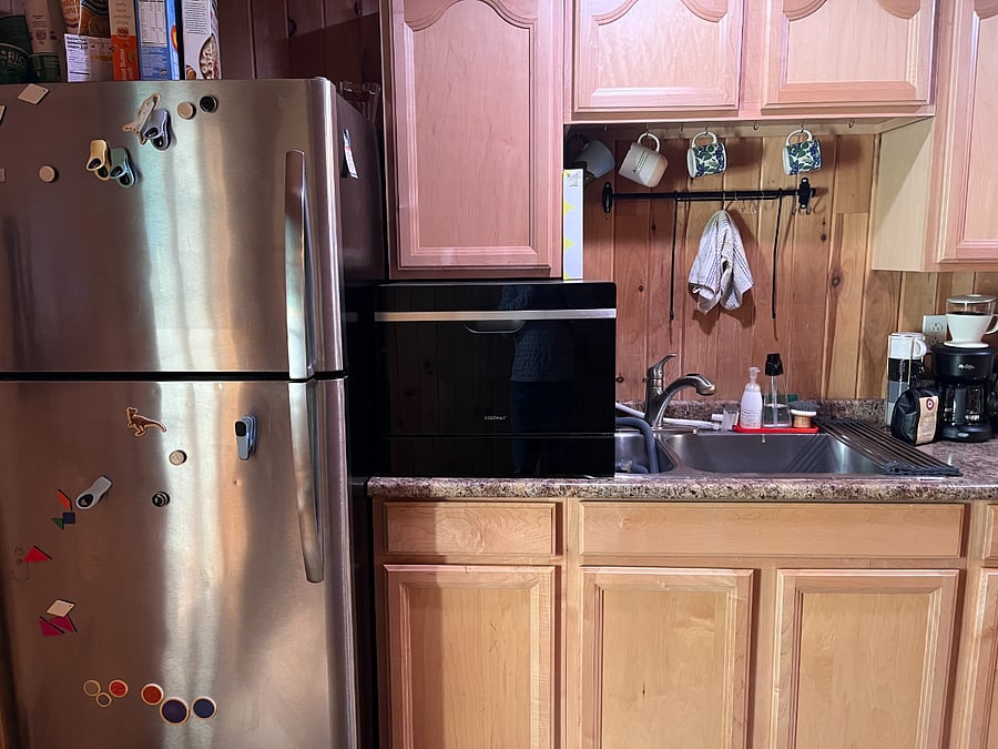 1/2 size counterdop dishwasher