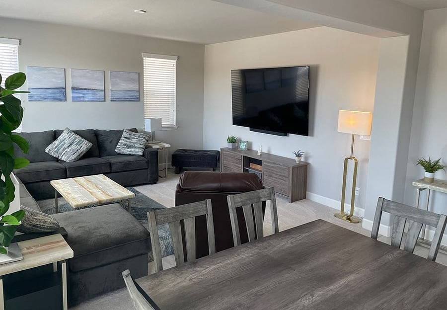 Living/dining area