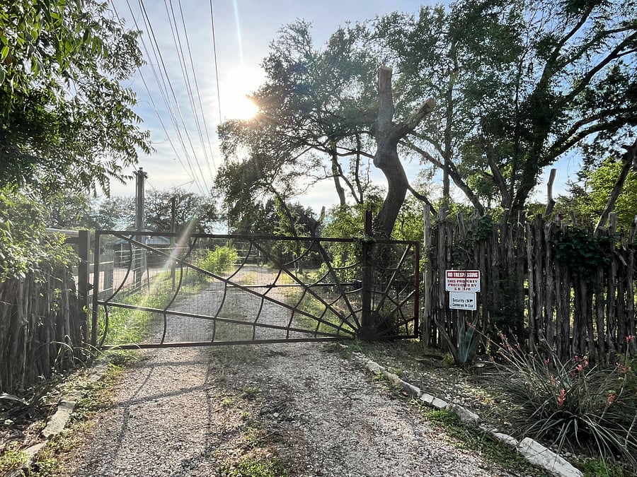 Gate to property - tenant will have their own code for keypad.
