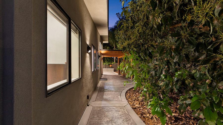 Private Walkway leading to ADU