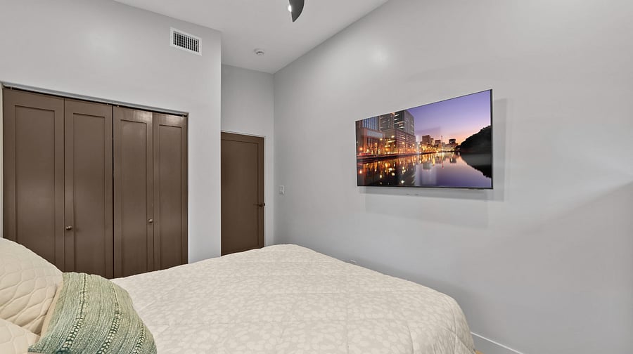 Bedroom #2 with TV