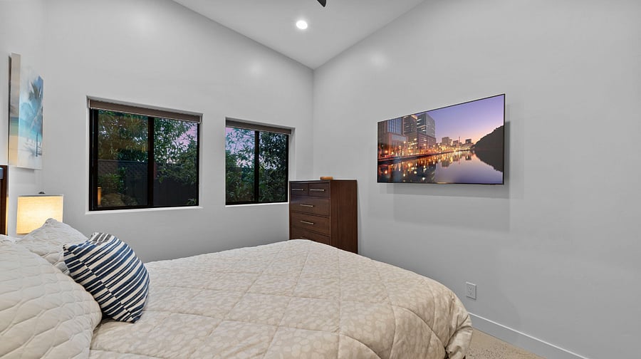 Bedroom #1 with TV