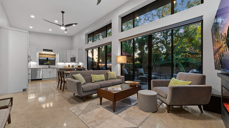 Living Room & Kitchen