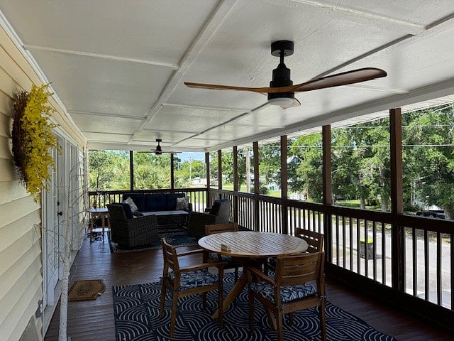 Large covered front porch with plenty of sitting area!