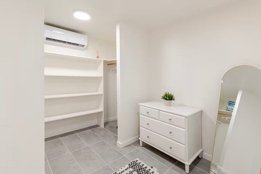 Walk-in closet attache to bedroom 1