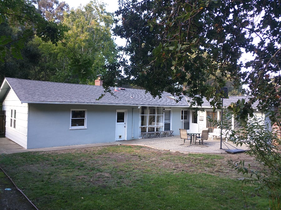 Backyard view