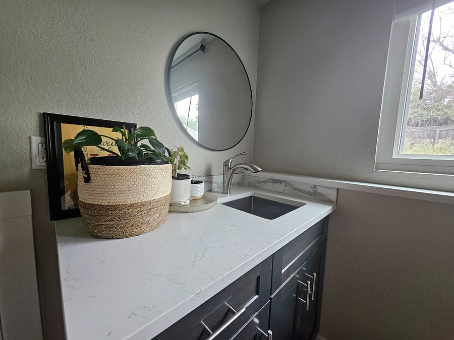 Sink downstairs 