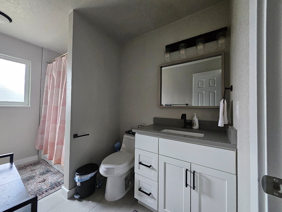 Shared upstairs bathroom