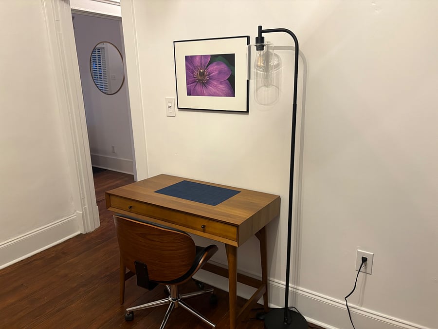 Desk for WFH option. High speed 1G Google Fiber includes included in rental fee along with all additional utilities.